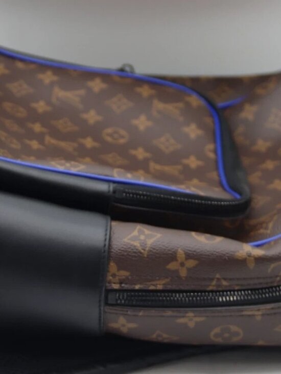Louis Vuitton Monogram Macassar Dean Brown Blue Backpack main image 14